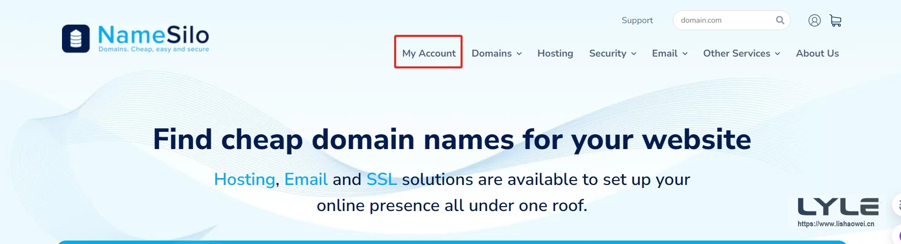 NameSilo域名管理解析