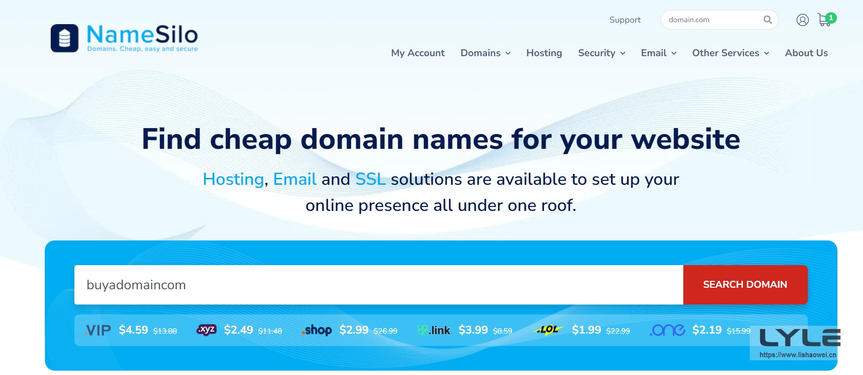 NameSilo域名注册