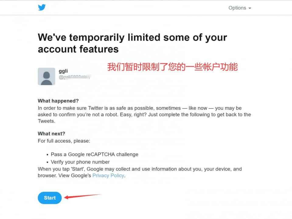 twitter账号注册问题
