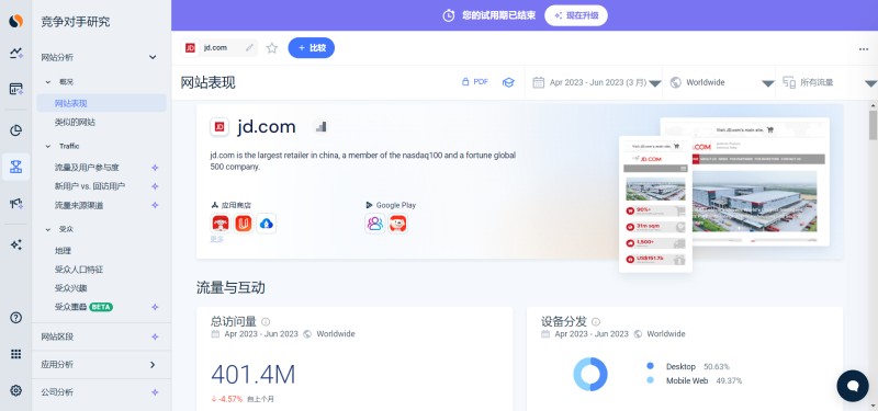 图片[2]-SimilarWeb - 竞争同行网站流量分析工具-LyleSeo