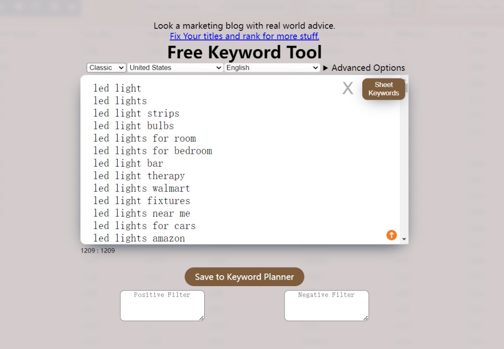 keyword shitter 使用方法