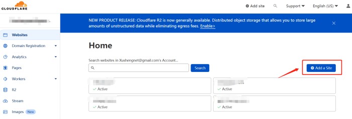 Cloudflare添加域名